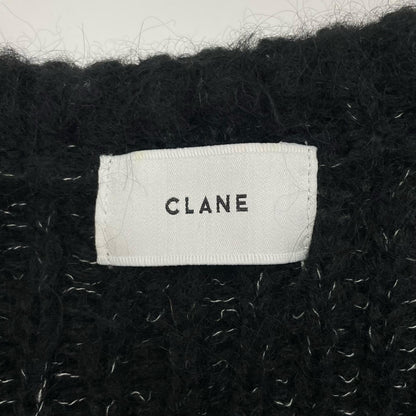 CLANE | クラネ COLOR MOHAIR SHAGGY CARDIGAN カーディガン ブラック サイズ：1【尾張小牧店】