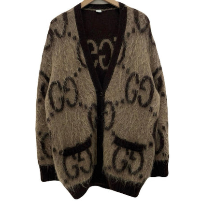 GUCCI | グッチ GGジャカード リバーシブル カーディガン カーディガン ブラウン サイズ：S【尾張小牧店】