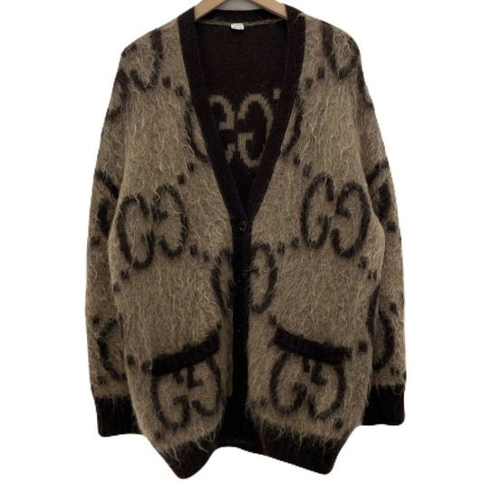 GUCCI | グッチ GGジャカード リバーシブル カーディガン カーディガン ブラウン サイズ：S【尾張小牧店】