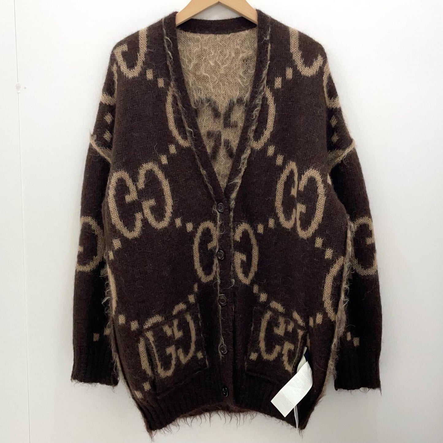 GUCCI | グッチ GGジャカード リバーシブル カーディガン カーディガン ブラウン サイズ：S【尾張小牧店】