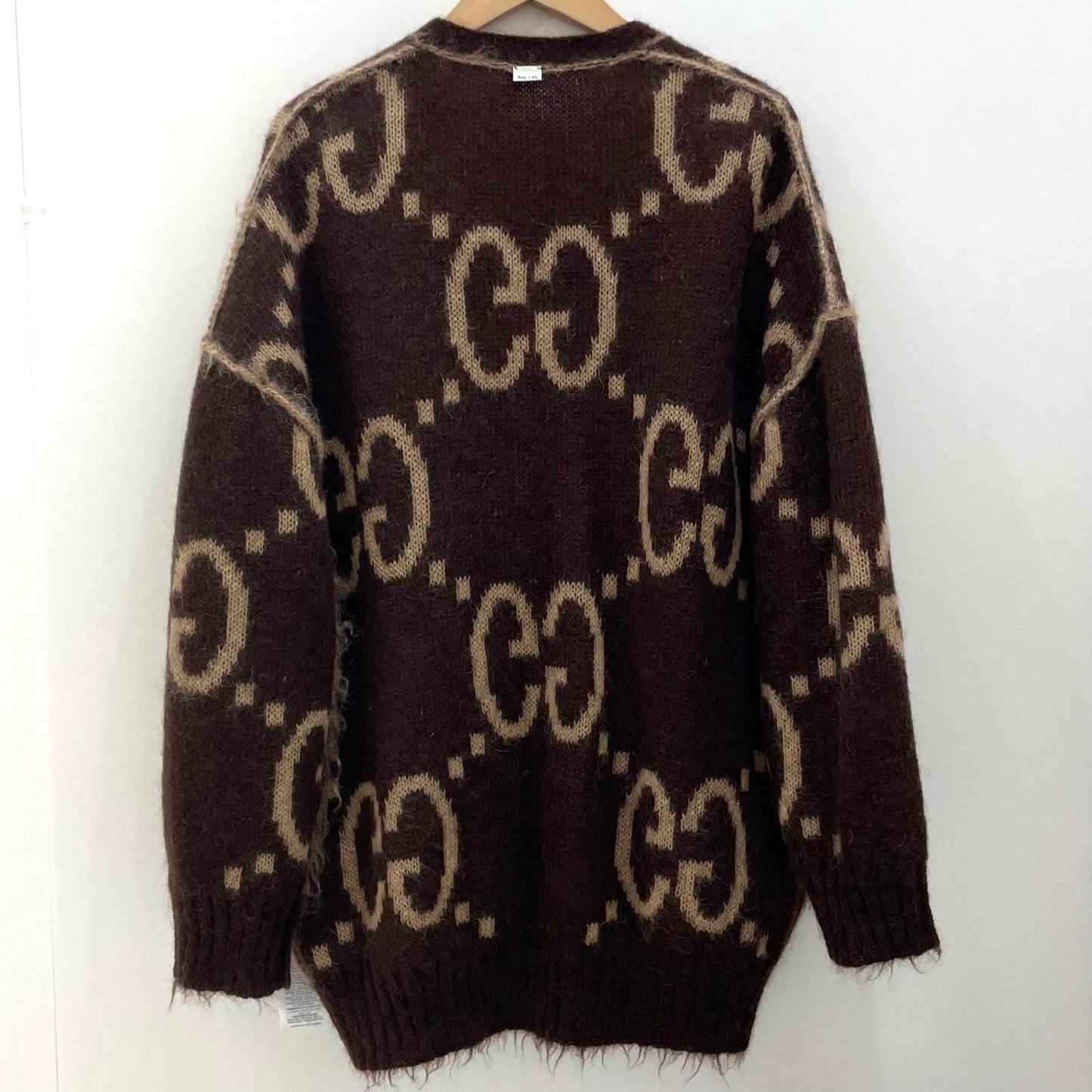GUCCI | グッチ GGジャカード リバーシブル カーディガン カーディガン ブラウン サイズ：S【尾張小牧店】