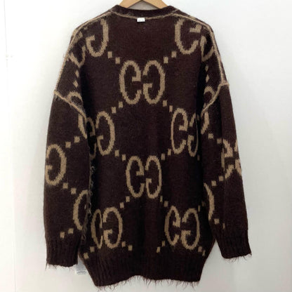 GUCCI | グッチ GGジャカード リバーシブル カーディガン カーディガン ブラウン サイズ：S【尾張小牧店】