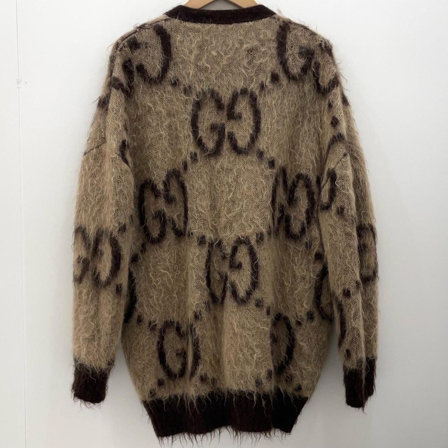 GUCCI | グッチ GGジャカード リバーシブル カーディガン カーディガン ブラウン サイズ：S【尾張小牧店】