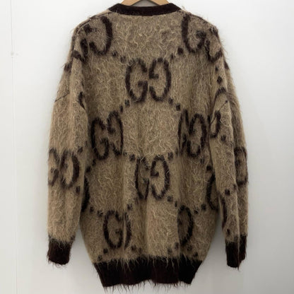 GUCCI | グッチ GGジャカード リバーシブル カーディガン カーディガン ブラウン サイズ：S【尾張小牧店】
