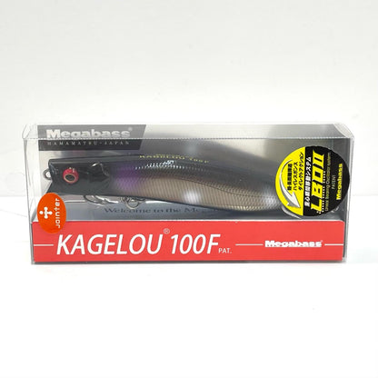 【フィッシング/釣り/釣具/ルアー】Megabass | メガバス カゲロウ 100F ウーンド フロー ブラック イナ【尾張小牧店】