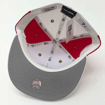 NEW ERA | ニューエラ 7 1/4 (57.7cm) Chicago Cubs キャップ レッド×ホワイト【尾張小牧店】