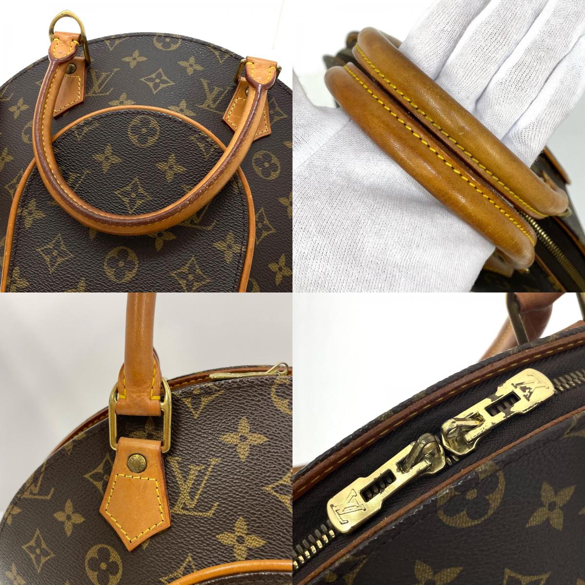 【中古】LOUIS VUITTON | ルイ・ヴィトン エリプスPM モノグラム ハンドバッグ M51127　ブラウン【尾張小牧店】