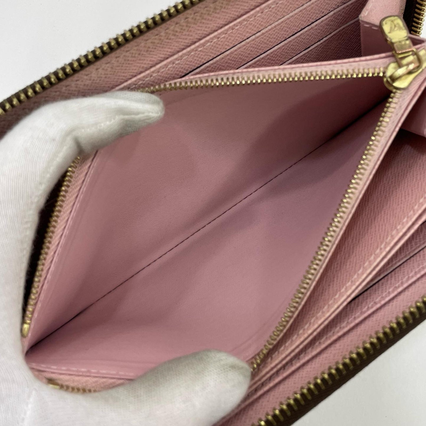 LOUIS VUITTON | ルイ・ヴィトン 長財布 ブラウン×ピンク【尾張小牧店】