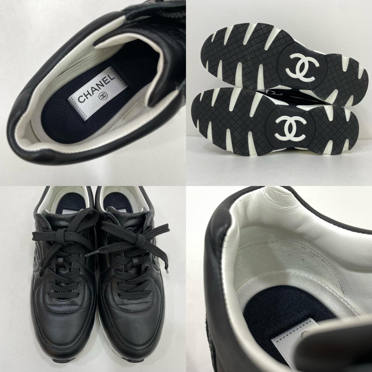CHANEL | シャネル スニーカー ブラック サイズ：39【尾張小牧店】