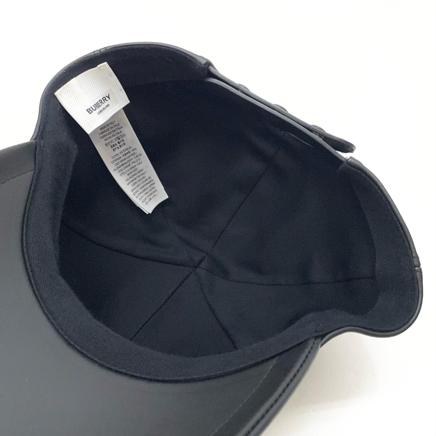 BURBERRY London England | バーバリーロンドンイングランド キャップ 8020234 ブラック【尾張小牧店】