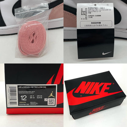 NIKE | ナイキ Air Jordan 1 Low OG スニーカー CZ0790-061 ピンク×ブラック×ホワイト 30cm