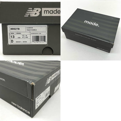 NEW BALANCE | ニューバランス スニーカー M992TB ブルー×シルバー 31cm
