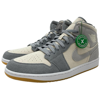 NIKE | ナイキ Air Jordan 1 Mid SE スニーカー DN4281-100 グレー×ベージュ 30cm