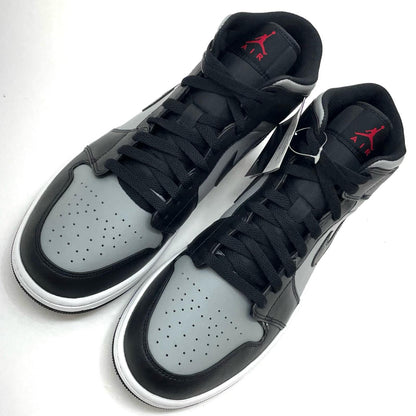 NIKE | ナイキ Air Jordan 1 Mid スニーカー 554724-096 グレー×ブラック×ホワイト 29cm