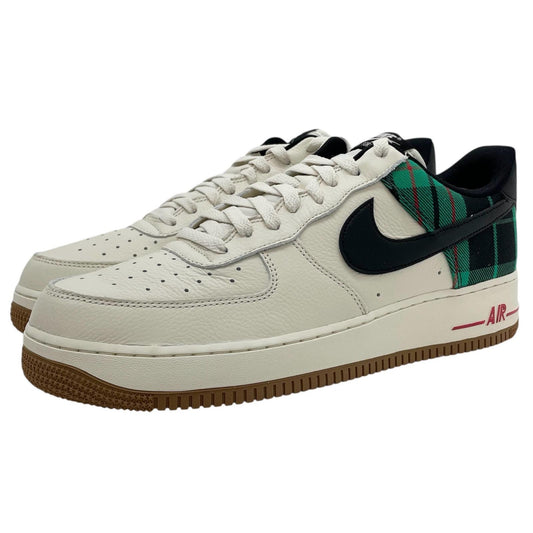 NIKE | ナイキ Air Force 1 Low Plaid スニーカー DV0791-100 ホワイト×ブラック×グリーン 30cm