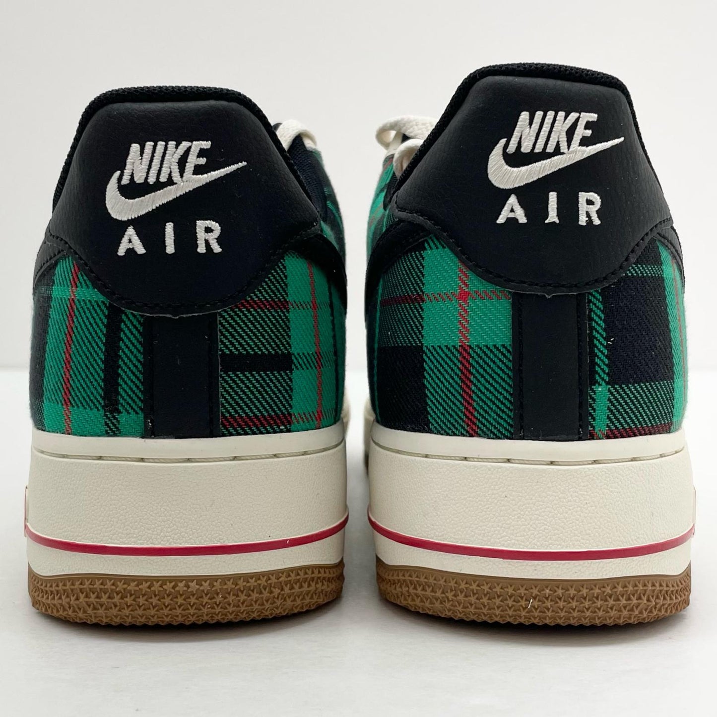 NIKE | ナイキ Air Force 1 Low Plaid スニーカー DV0791-100 ホワイト×ブラック×グリーン 30cm