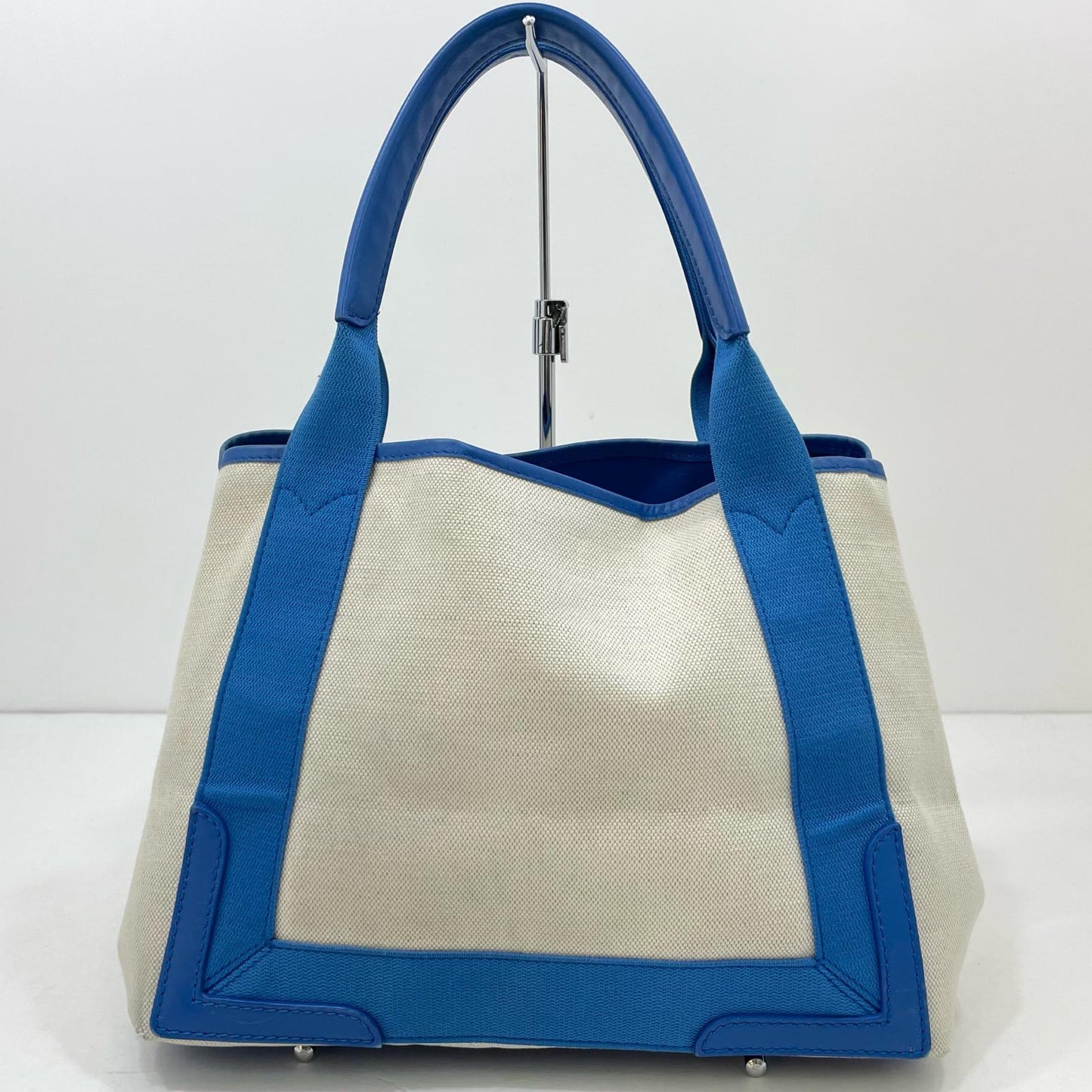 BALENCIAGA | バレンシアガ ハンドバッグ ホワイト×ブルー【尾張小牧店】