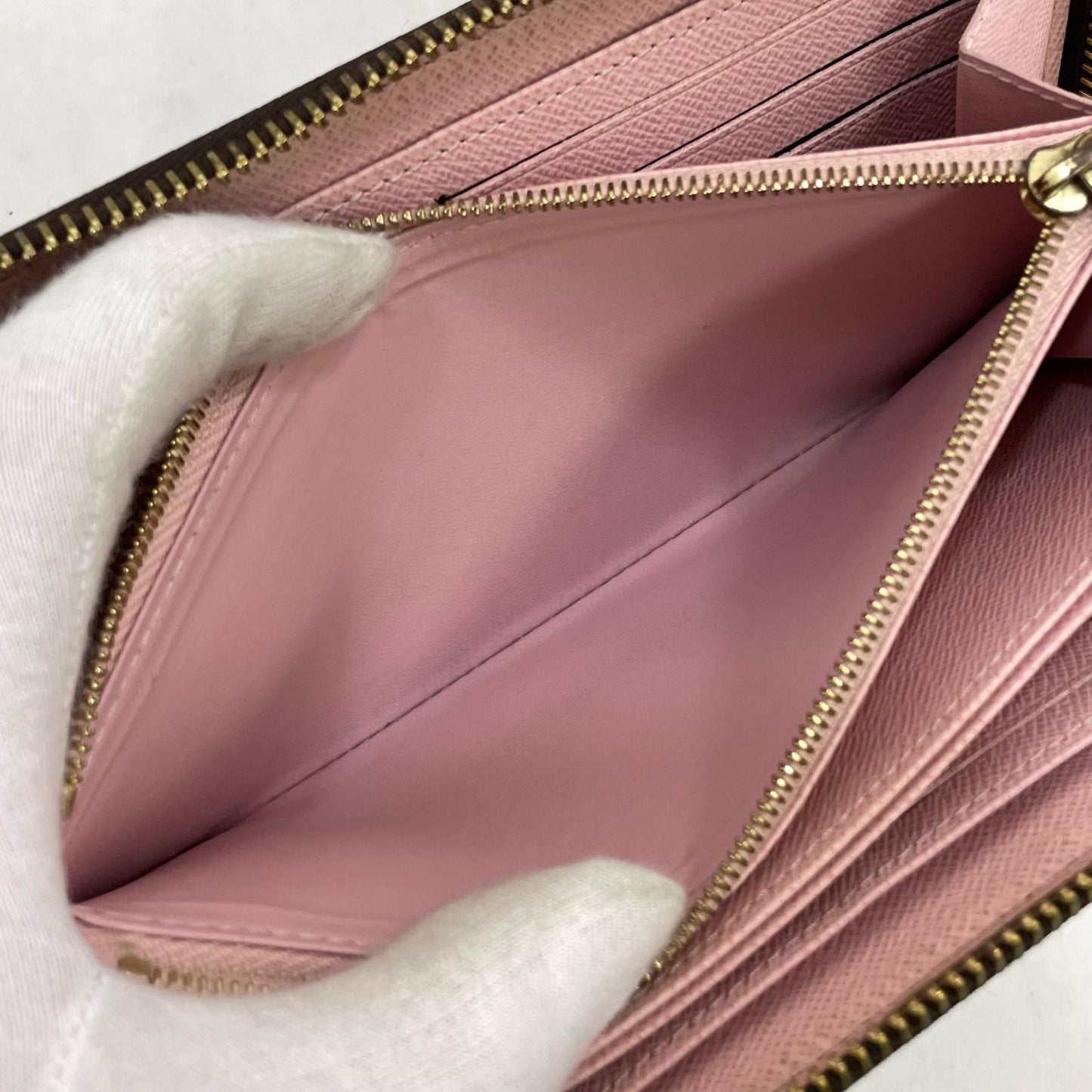 LOUIS VUITTON | ルイ・ヴィトン 長財布 ブラウン×ピンク【尾張小牧店】