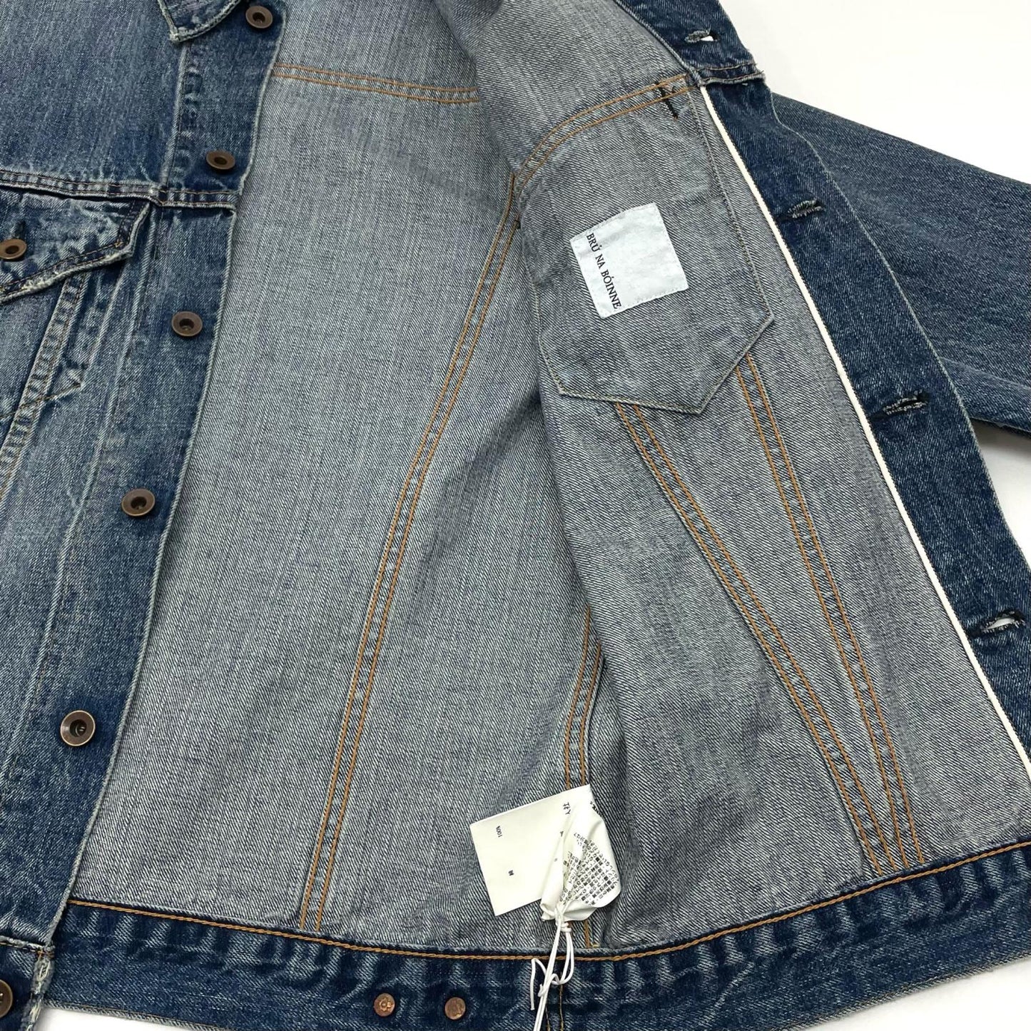 BRU NA BOINNE | ブルーナボイン L.AデニムジャンパーAG デニム ブルー サイズ：XL【尾張小牧店】