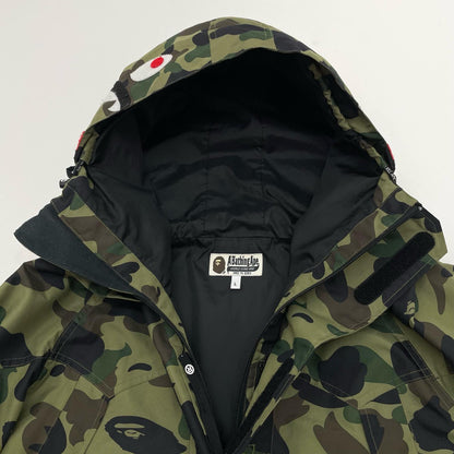 A BATHING APE | アベイシングエイプ 1ST CAMO SHARK SNOWBOARD JACKET ナイロンジャケット カモフラ柄 サイズ：L【尾張小牧店】