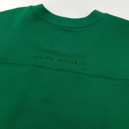【中古】asics×Kiko Kostadinov | アシックス×キコ・コスタディノフ NOVALIS / BIXANCE SWEATSHIRT 長袖スウェット 2203A297 グリーン サイズ：L【尾張小牧店】