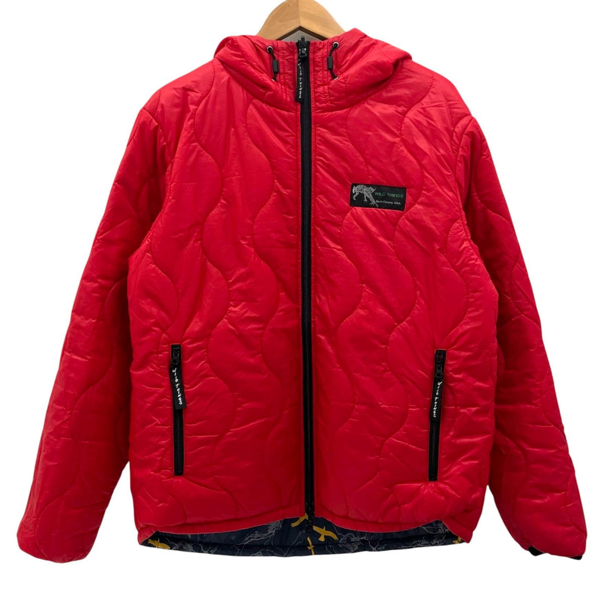 【中古】WILD THINGS | ワイルドシングス REVERSIBLE BELAY JACKET リバーシブル中綿ジャケット WT24120SK ネイビー×レッド サイズ：S【尾張小牧店】