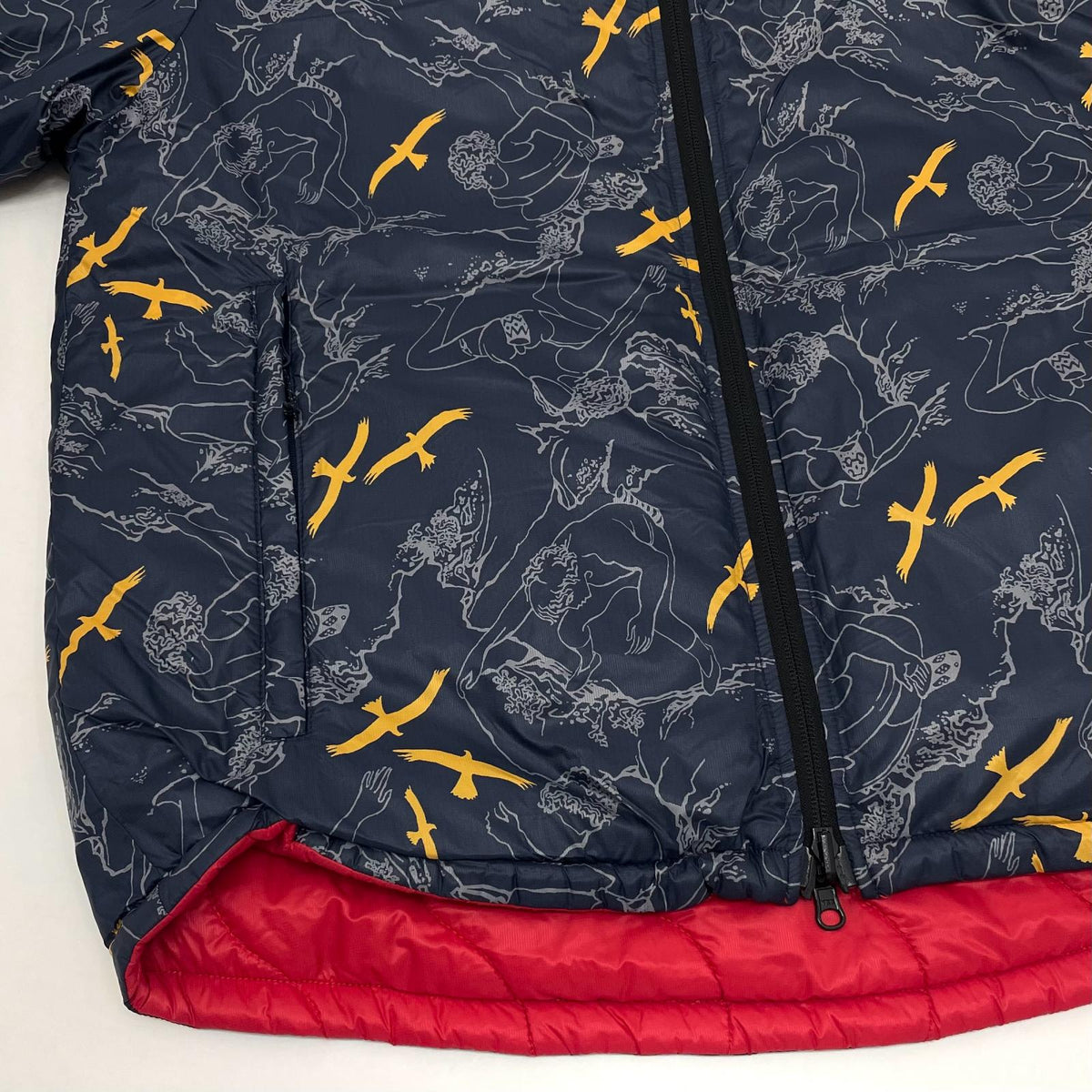 【中古】WILD THINGS | ワイルドシングス REVERSIBLE BELAY JACKET リバーシブル中綿ジャケット WT24120SK ネイビー×レッド サイズ：S【尾張小牧店】