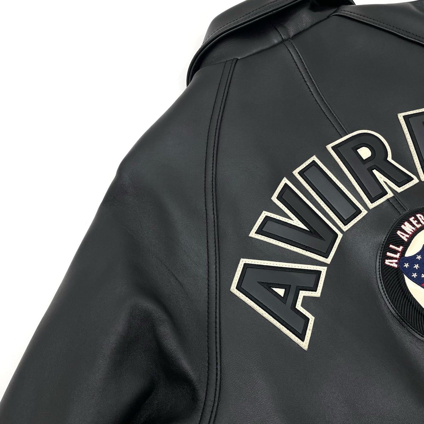 AVIREX | アヴィレックス SIGNATURE VARSITY JACKET レザー 6151076 ブラック サイズ：M【尾張小牧店】
