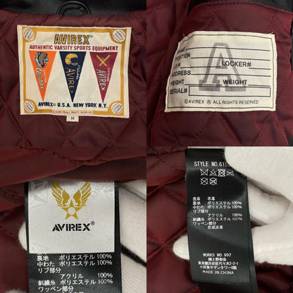 AVIREX | アヴィレックス SIGNATURE VARSITY JACKET レザー 6151076 ブラック サイズ：M【尾張小牧店】
