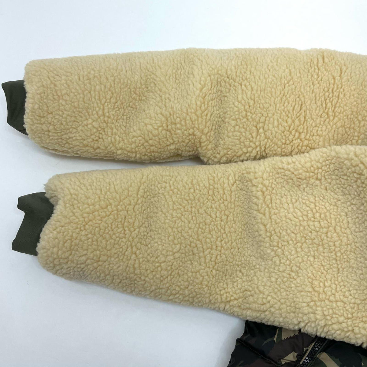 【中古】RALPH LAUREN | ラルフローレン Paneled Down Coat ダウンジャケット ベージュ×カモ柄 サイズ：S【尾張小牧店】