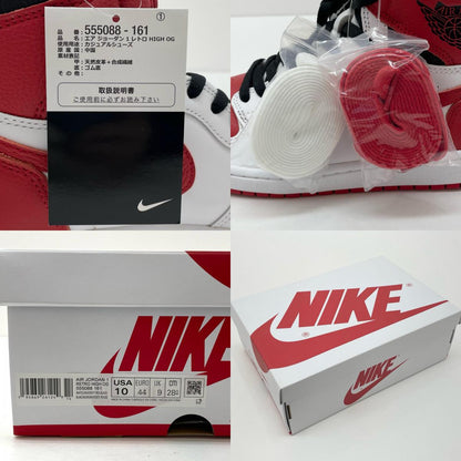 NIKE | ナイキ AIR JORDAN 1 RETRO HIGH OG スニーカー 555088-161 ホワイト×レッド×ブラック 28cm