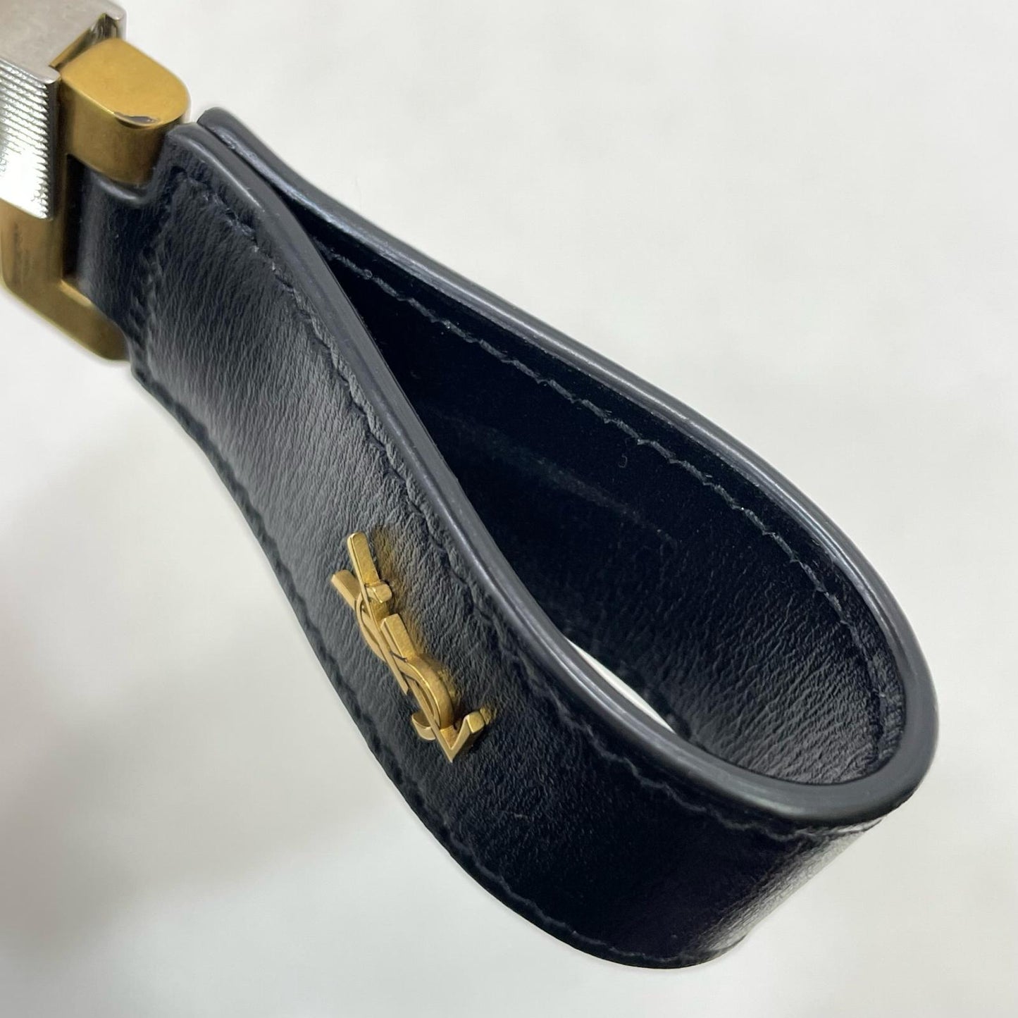YVES SAINT LAURENT | イヴ・サンローラン キーリング ブラック【尾張小牧店】