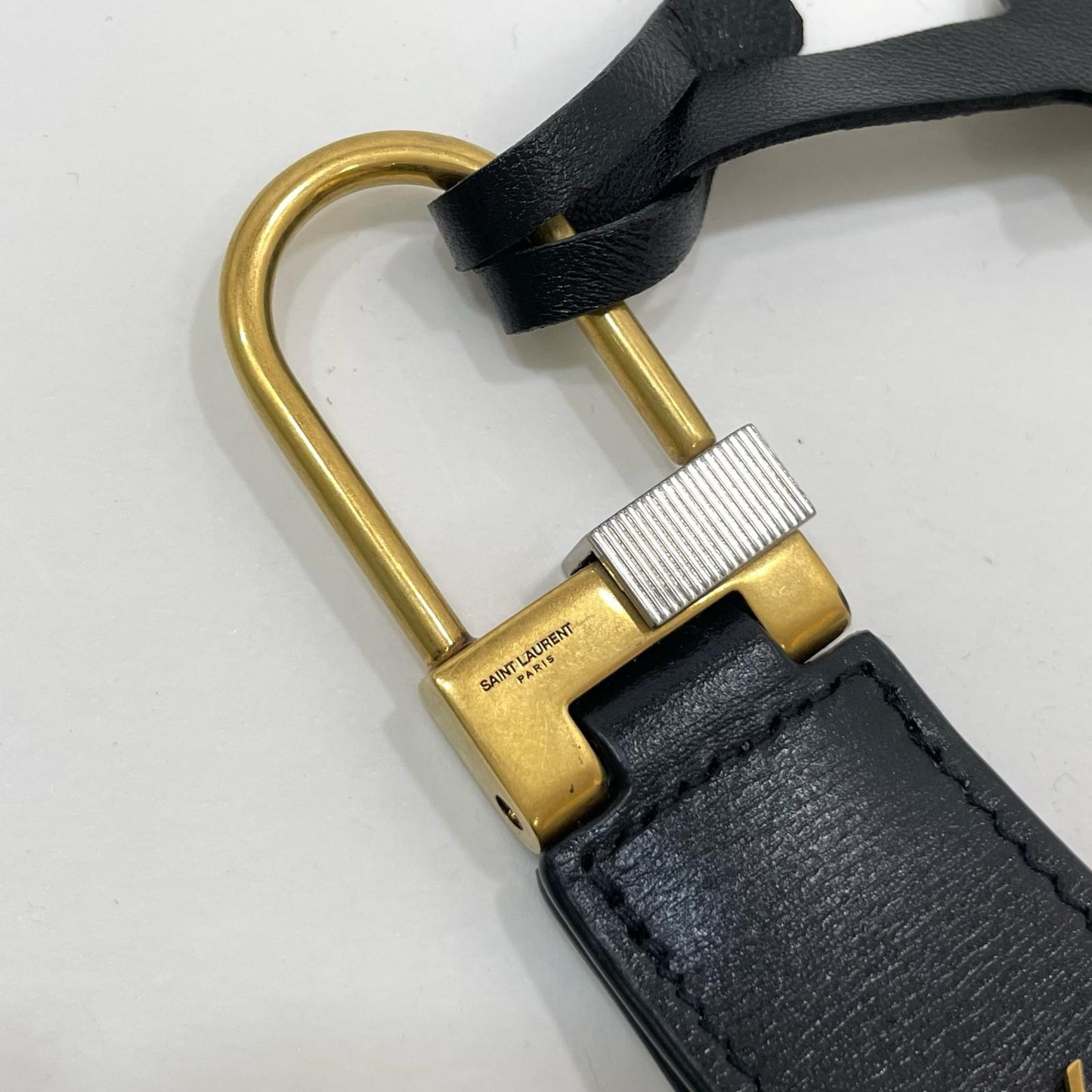 YVES SAINT LAURENT | イヴ・サンローラン キーリング ブラック【尾張小牧店】