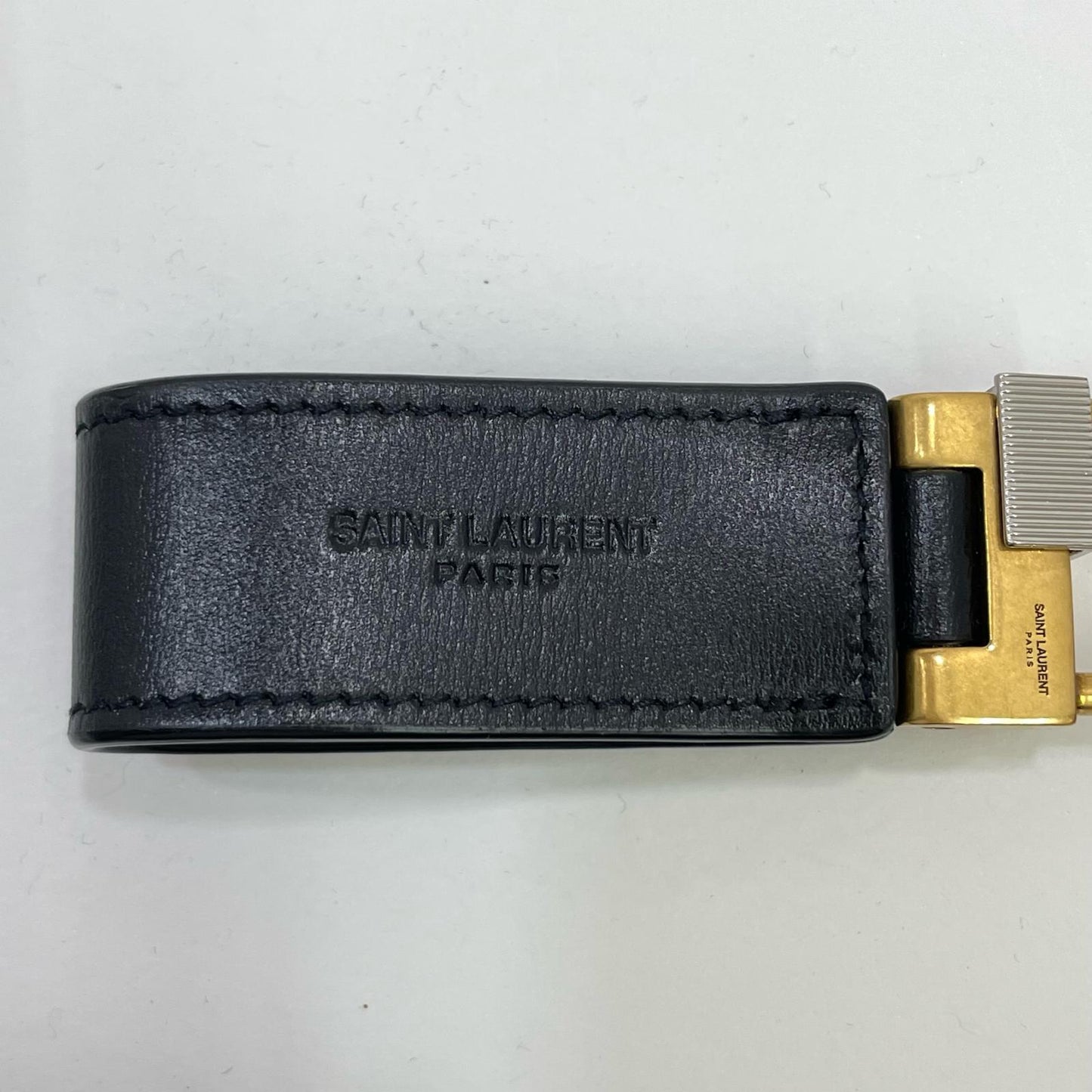 YVES SAINT LAURENT | イヴ・サンローラン キーリング ブラック【尾張小牧店】