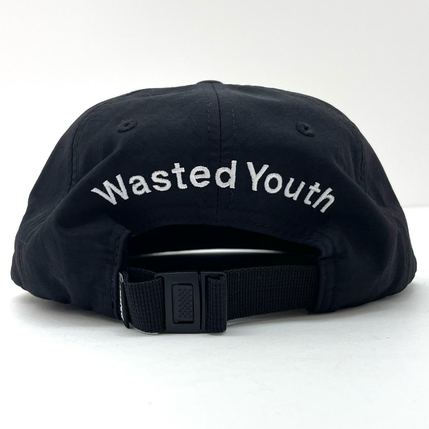Wasted Youth | ウエステッドユースウェステッドユース NYLON 6 PANEL CAP キャップ WY27GD002 ブラック【尾張小牧店】