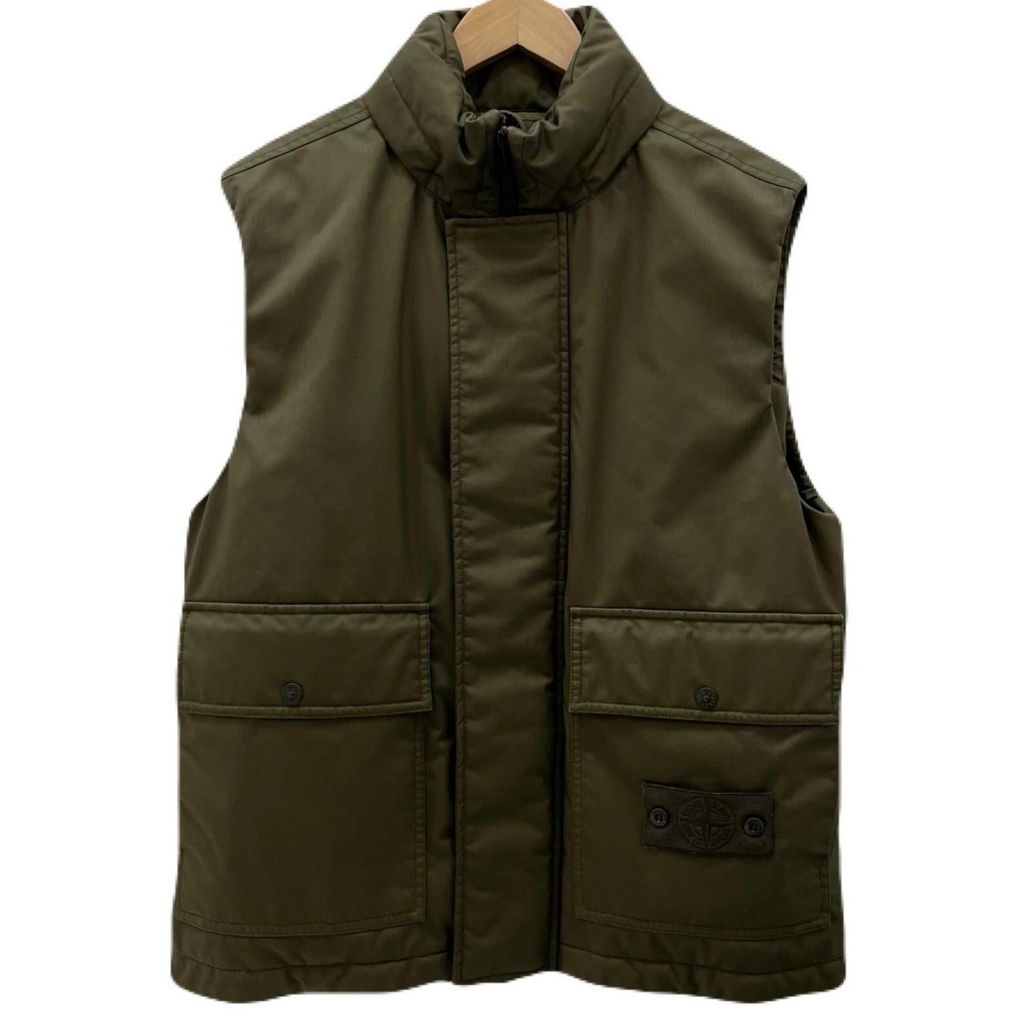 STONE ISLAND | ストーンアイランド ダウンベスト カーキ サイズ：M【尾張小牧店】