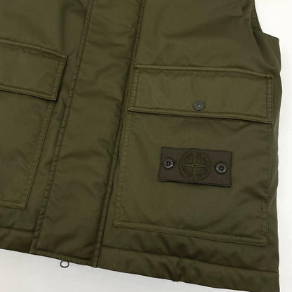 STONE ISLAND | ストーンアイランド ダウンベスト カーキ サイズ：M【尾張小牧店】