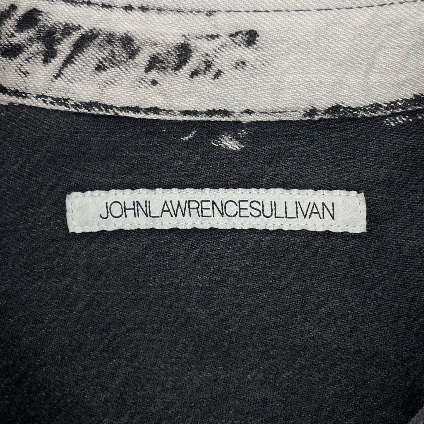 【中古】JOHN LAWRENCE SULLIVAN | ジョンローレンスサリバン Bleached denim oversized shirt デニムジャケット 3A001-0224-32 グレー サイズ：46【尾張小牧店】