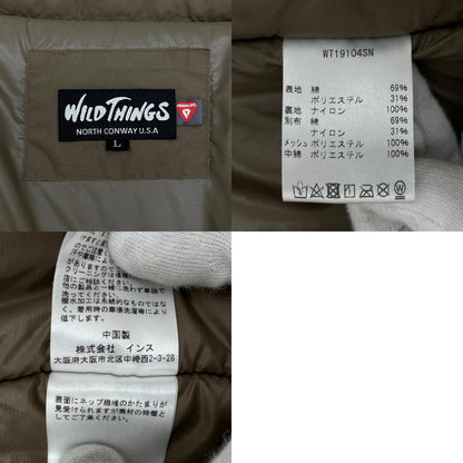 【中古】WILD THINGS | ワイルドシングス MONSTER PARKA 中綿ジャケット WT19104SN ブラウン サイズ：L【尾張小牧店】