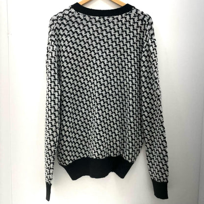 KPATTERN CARDIGAN カーディガン ACY-25AW-003 ブラック×ホワイト サイズ：2【尾張小牧店】