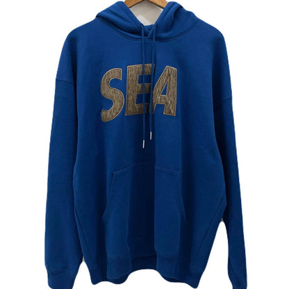 WIND AND SEA | ウィンダンシーウインダンシー OG SEA LOGO HOODIE SWEATSHIRT パーカー WDS-O-OHP-26-Q2-CS-01 ブルー サイズ：XL【尾張小牧店】