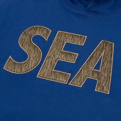 WIND AND SEA | ウィンダンシーウインダンシー OG SEA LOGO HOODIE SWEATSHIRT パーカー WDS-O-OHP-26-Q2-CS-01 ブルー サイズ：XL【尾張小牧店】