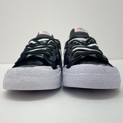 【中古】NIKE×sacai | ナイキ×サカイ Blazer Low Black Patent Leather/ナイキ ブレーザー ロー ブラック パテント レザー スニーカー 靴　DM6443-001 ブラック×ホワイト 27cm【尾張小牧店】