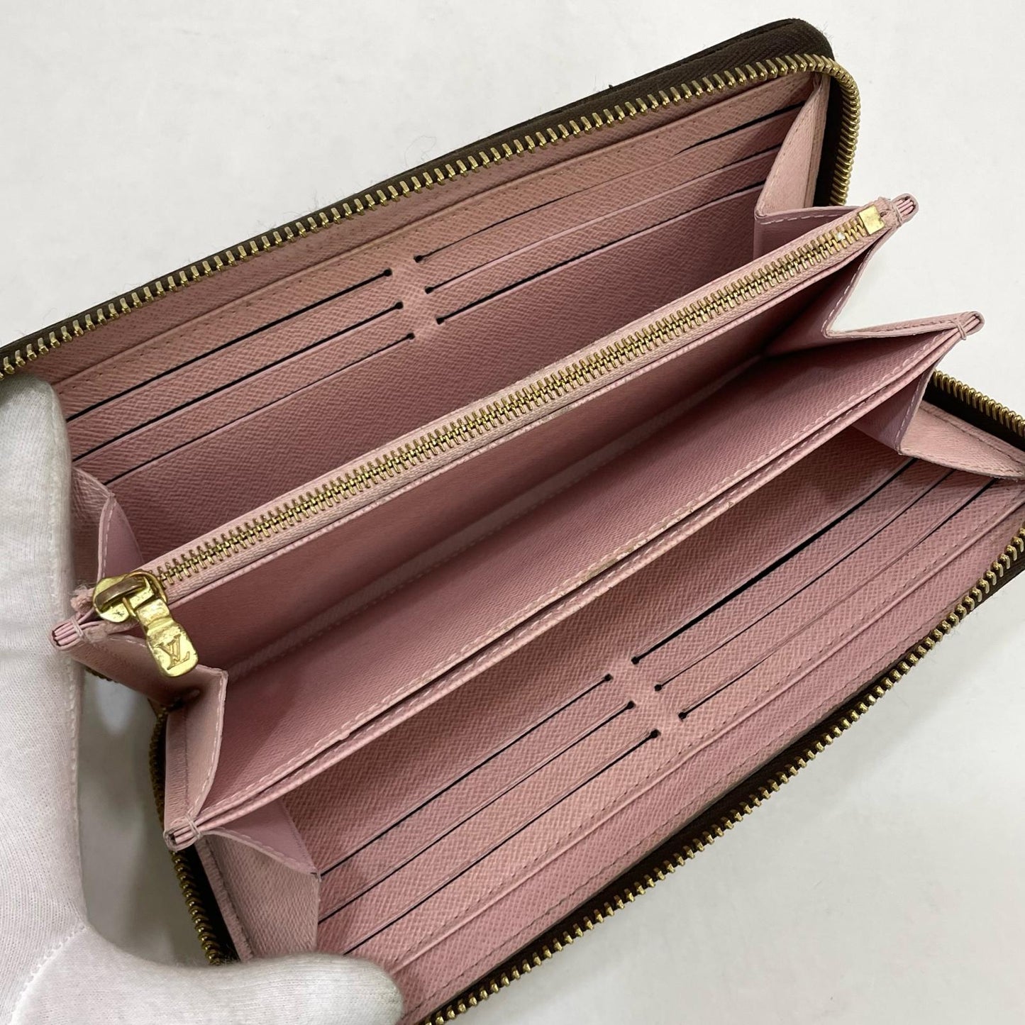 LOUIS VUITTON | ルイ・ヴィトン 長財布 ブラウン×ピンク【尾張小牧店】