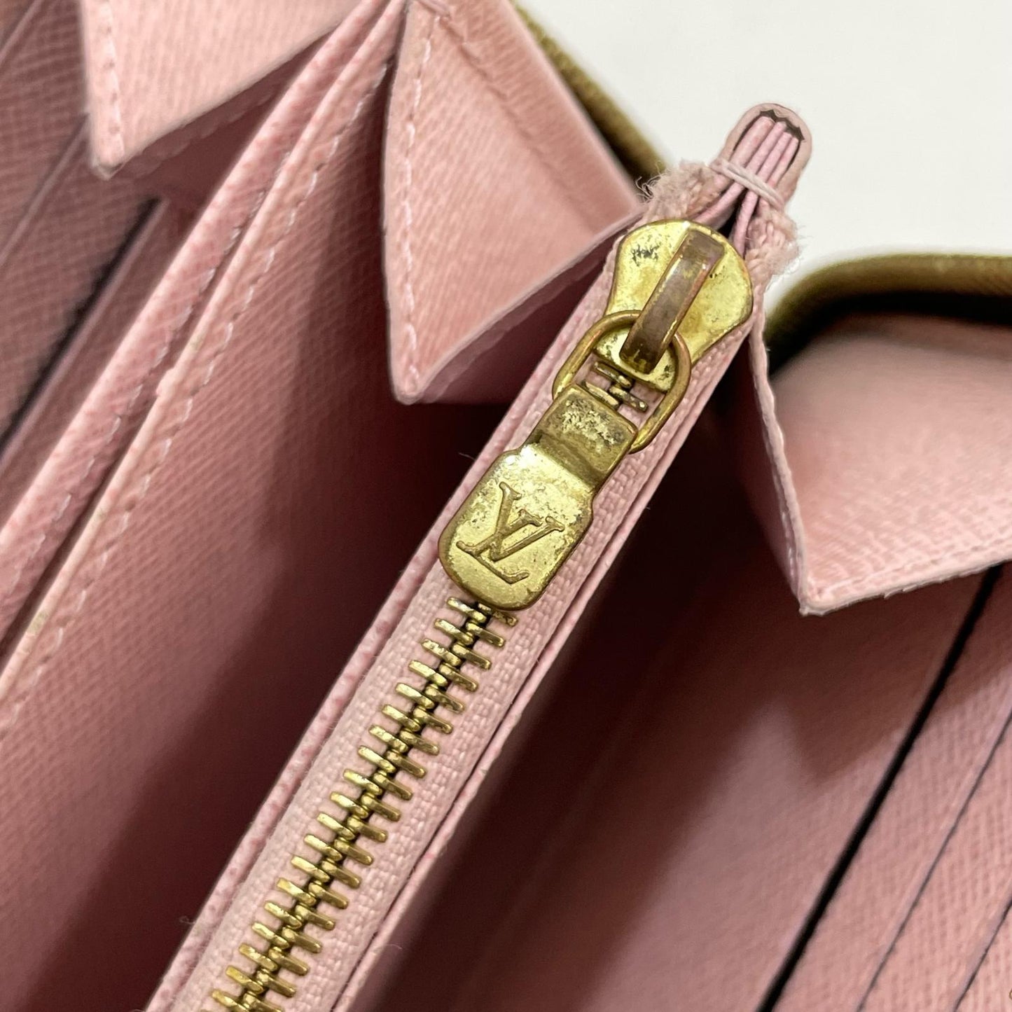 LOUIS VUITTON | ルイ・ヴィトン 長財布 ブラウン×ピンク【尾張小牧店】
