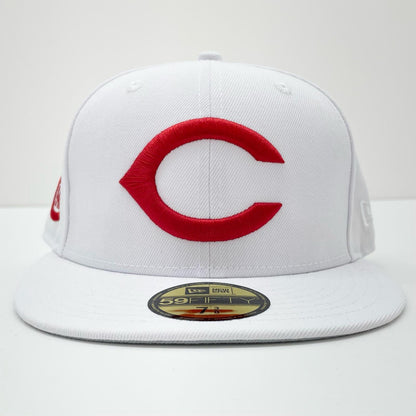 NEW ERA | ニューエラ 7 3/8 (58.7cm) Cleveland Indians キャップ ホワイト【尾張小牧店】