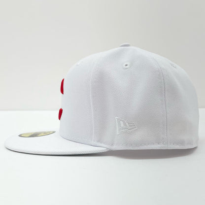 NEW ERA | ニューエラ 7 3/8 (58.7cm) Cleveland Indians キャップ ホワイト【尾張小牧店】