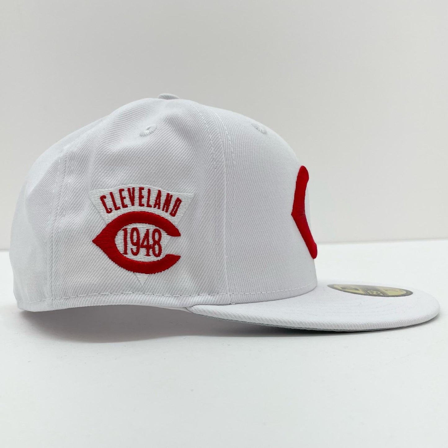 NEW ERA | ニューエラ 7 3/8 (58.7cm) Cleveland Indians キャップ ホワイト【尾張小牧店】