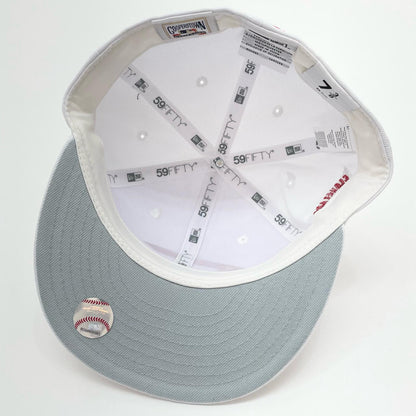 NEW ERA | ニューエラ 7 3/8 (58.7cm) Cleveland Indians キャップ ホワイト【尾張小牧店】