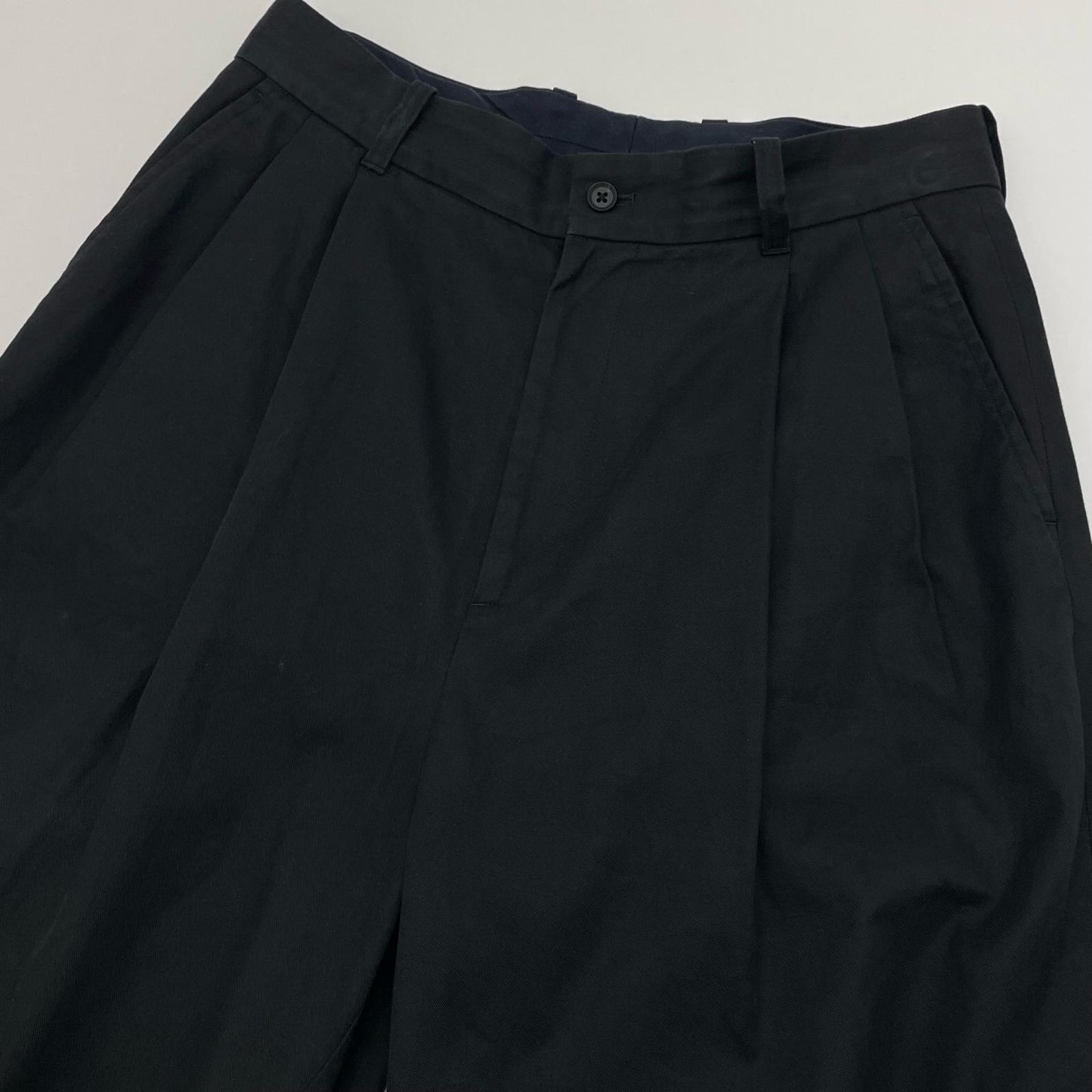 stein | シュタイン Wide Straight Trousers パンツ ST.354-1 ブラック サイズ：M【尾張小牧店】